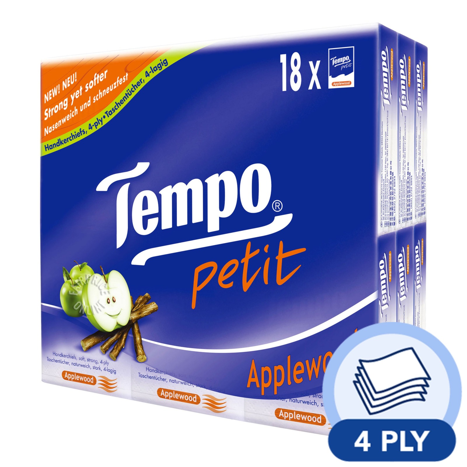 Tempo Petit Handkerchief - Applewood
