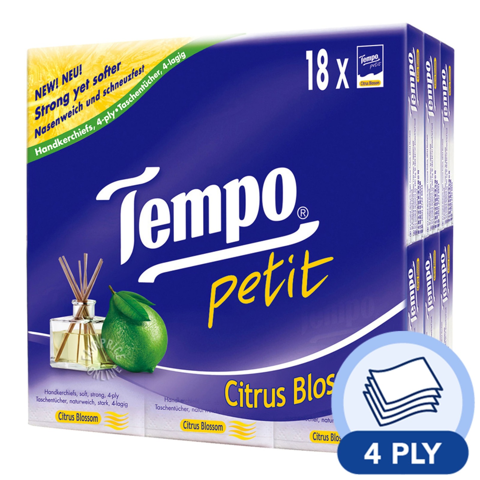 Tempo Petit Handkerchief - Citrus Blossom