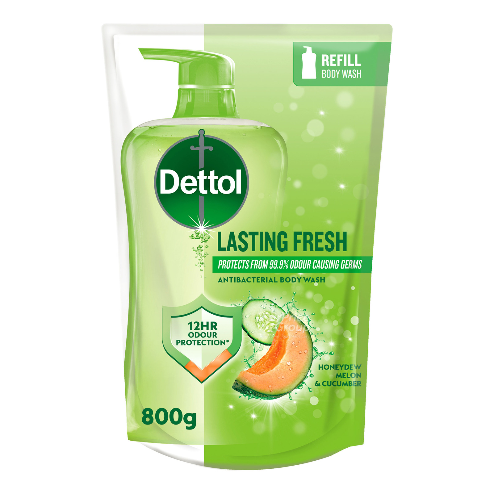 Dettol Anti-Bacterial pH-BalancedBodyWashRefill-LastingFresh