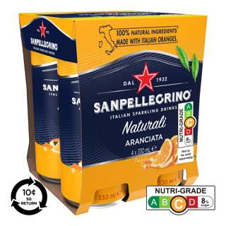 [BCRS] San Pellegrino Sparkling Can Drink - Aranciata