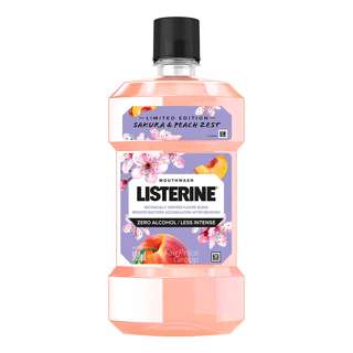 Listerine Zero Alcohol Mouthwash - Sakura & Peach Zest Listerine Zero Alcohol Mouthwash - Sakura & Peach Zest