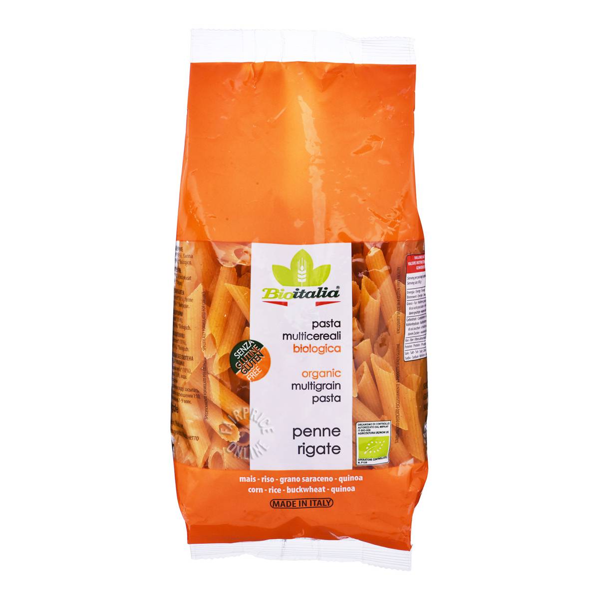 Bio Italia Organic Multigrain Pasta Penne NTUC FairPrice