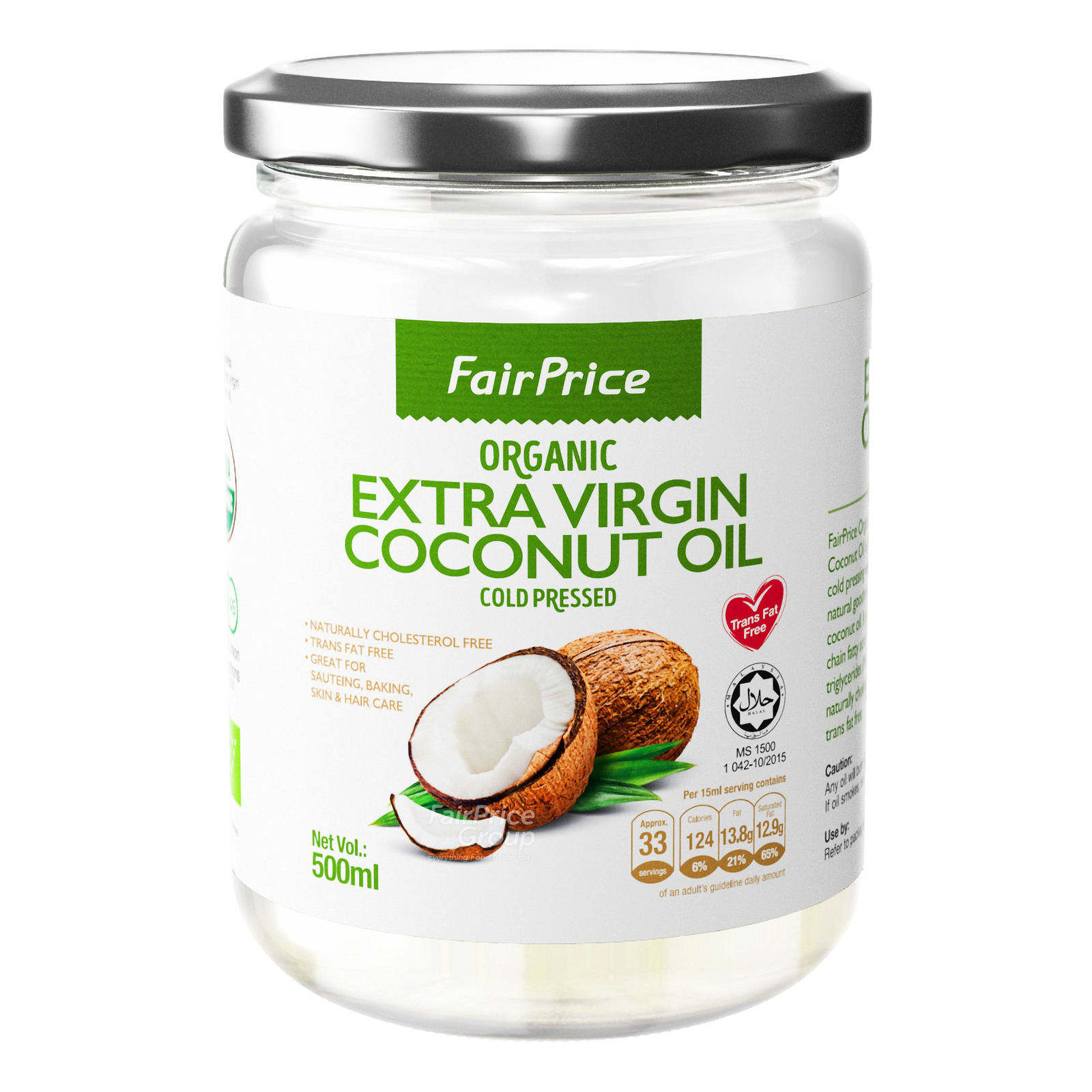 FairPrice Extra Virgin Coconut Oil (Cold Pressed)