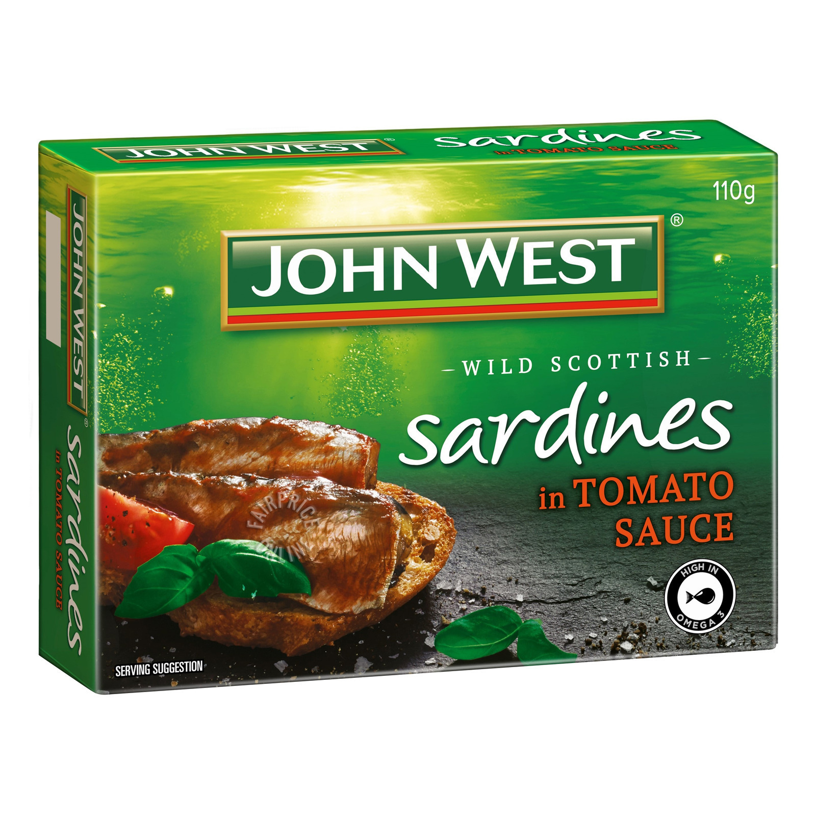 John West Sardines in Tomato Sauce NTUC FairPrice