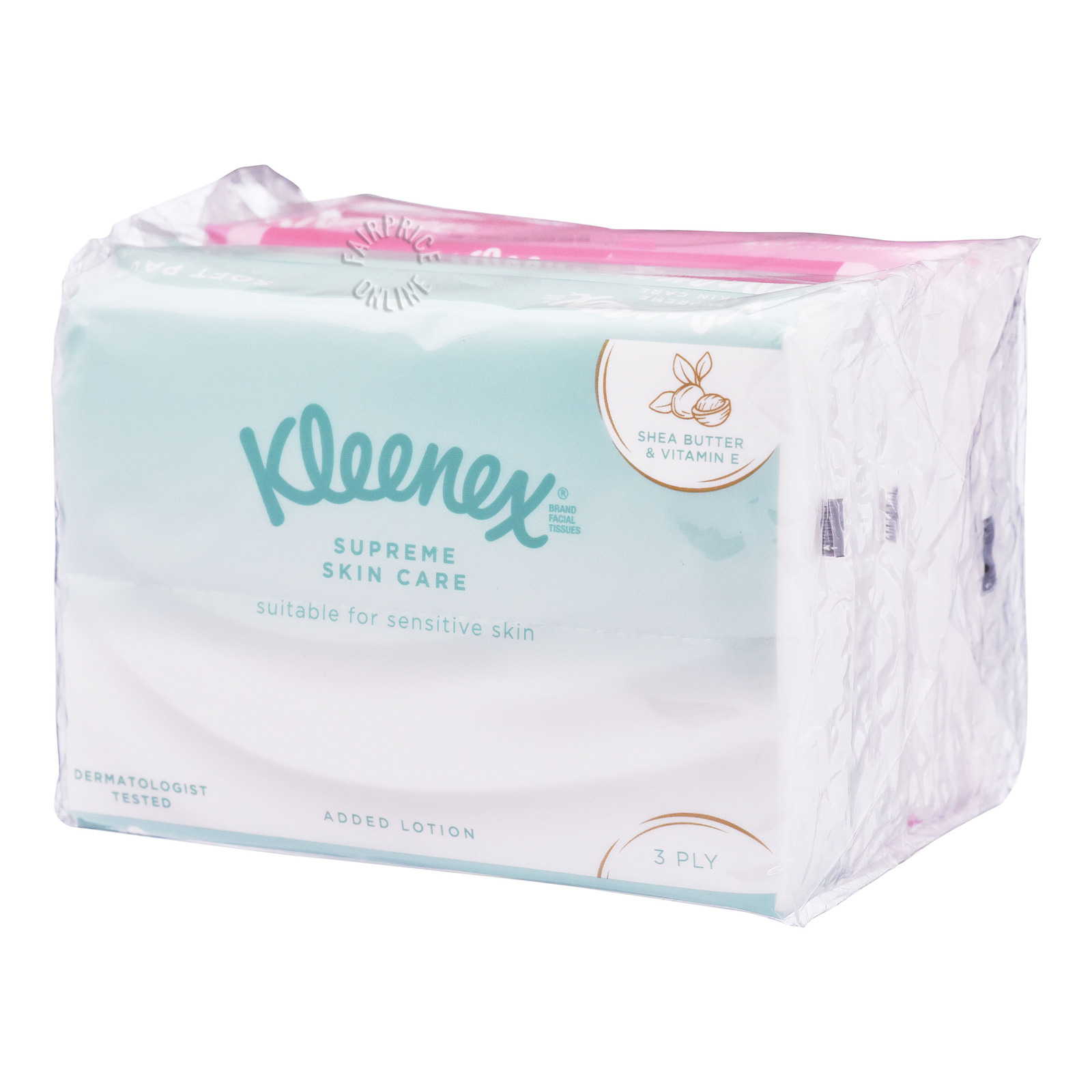Kleenex Supreme Skin Care Facial Tissue Silky Smooth NTUC