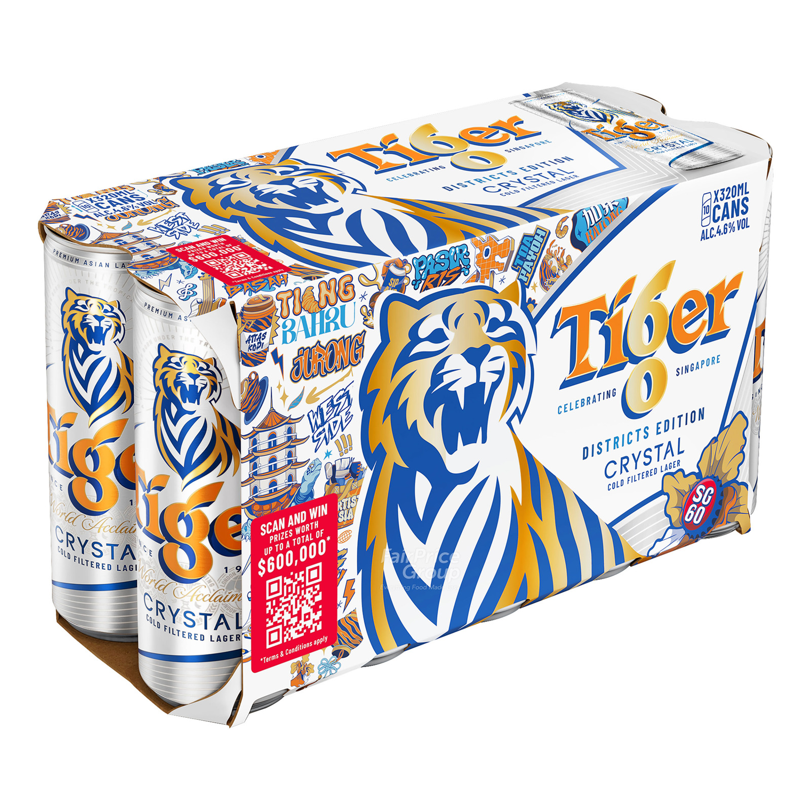 Tiger Beer Can - Crystal