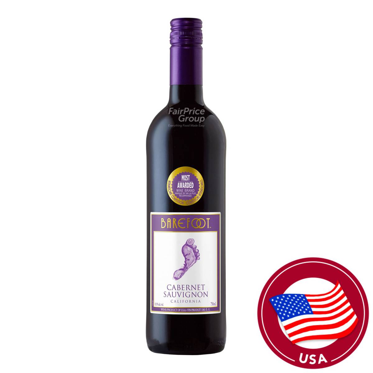 Barefoot Red Wine Sauvignon NTUC FairPrice
