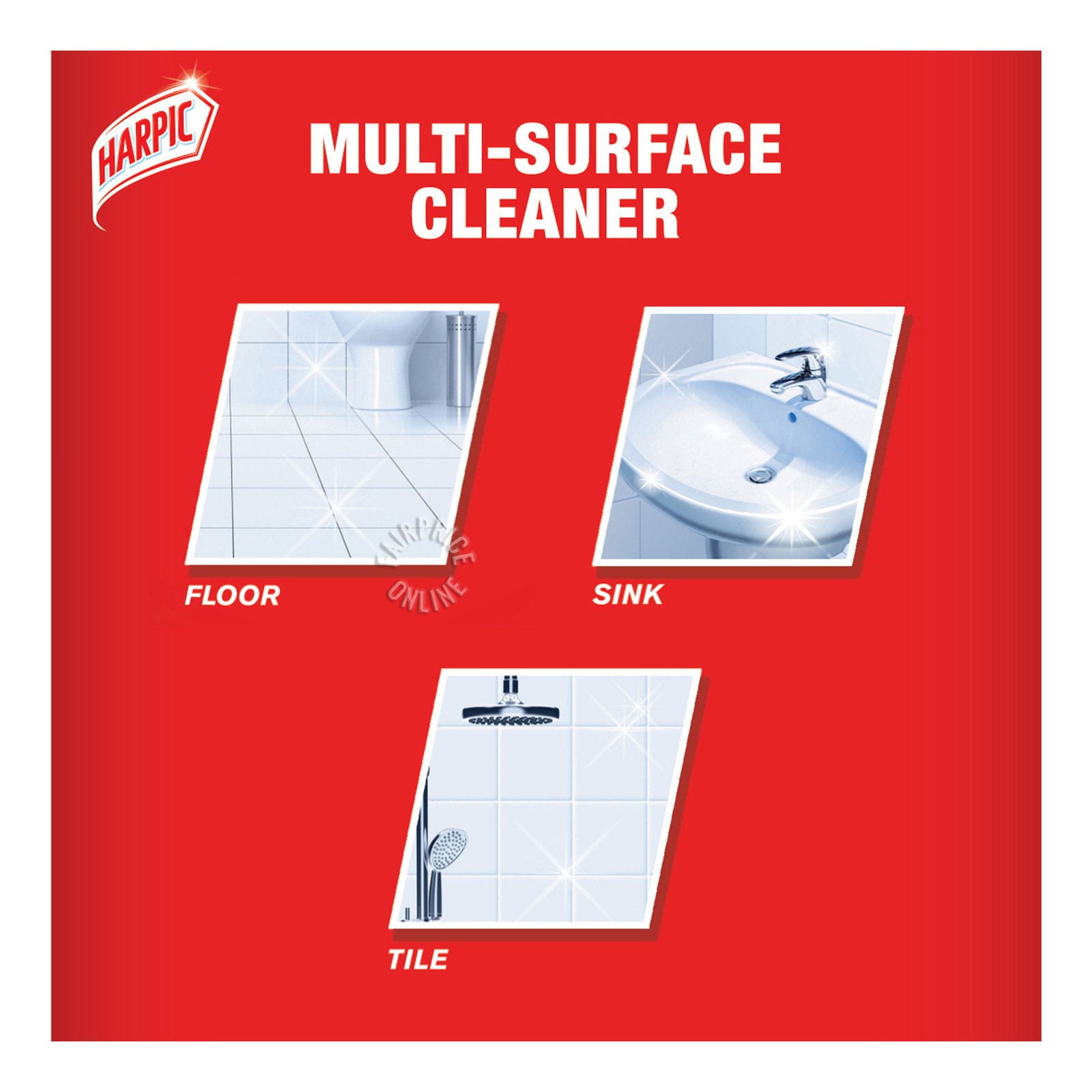 Harpic Bathroom Cleaner - Lemon | NTUC FairPrice