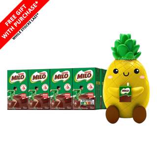 Milo Chocolate UHT Packet Drink + Free Coin Bank