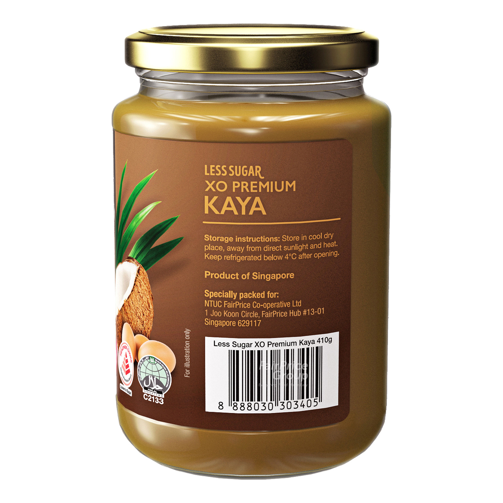 FairPrice XO Premium Kaya (Less Sugar) | NTUC FairPrice