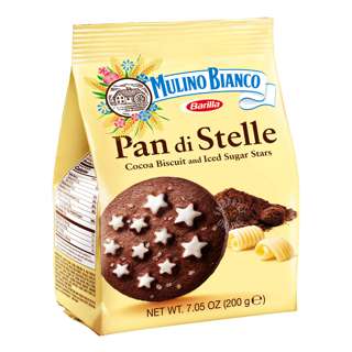 Mulino Bianco Pan Di Stelle - Cocoa Biscuit with Iced Sugar Stars