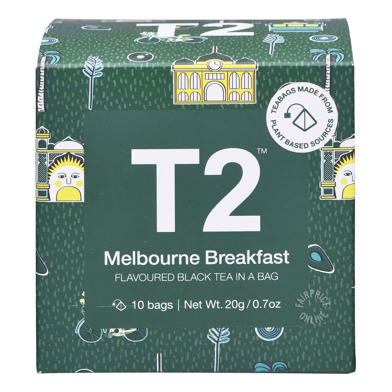T2 Flavoured Black Tea In A Bag Melbourne Breakfast NTUC FairPrice