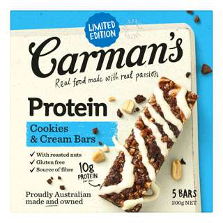 Carman's Protein Bar - Cookies & Cream Carman's Protein Bar - Cookies & Cream