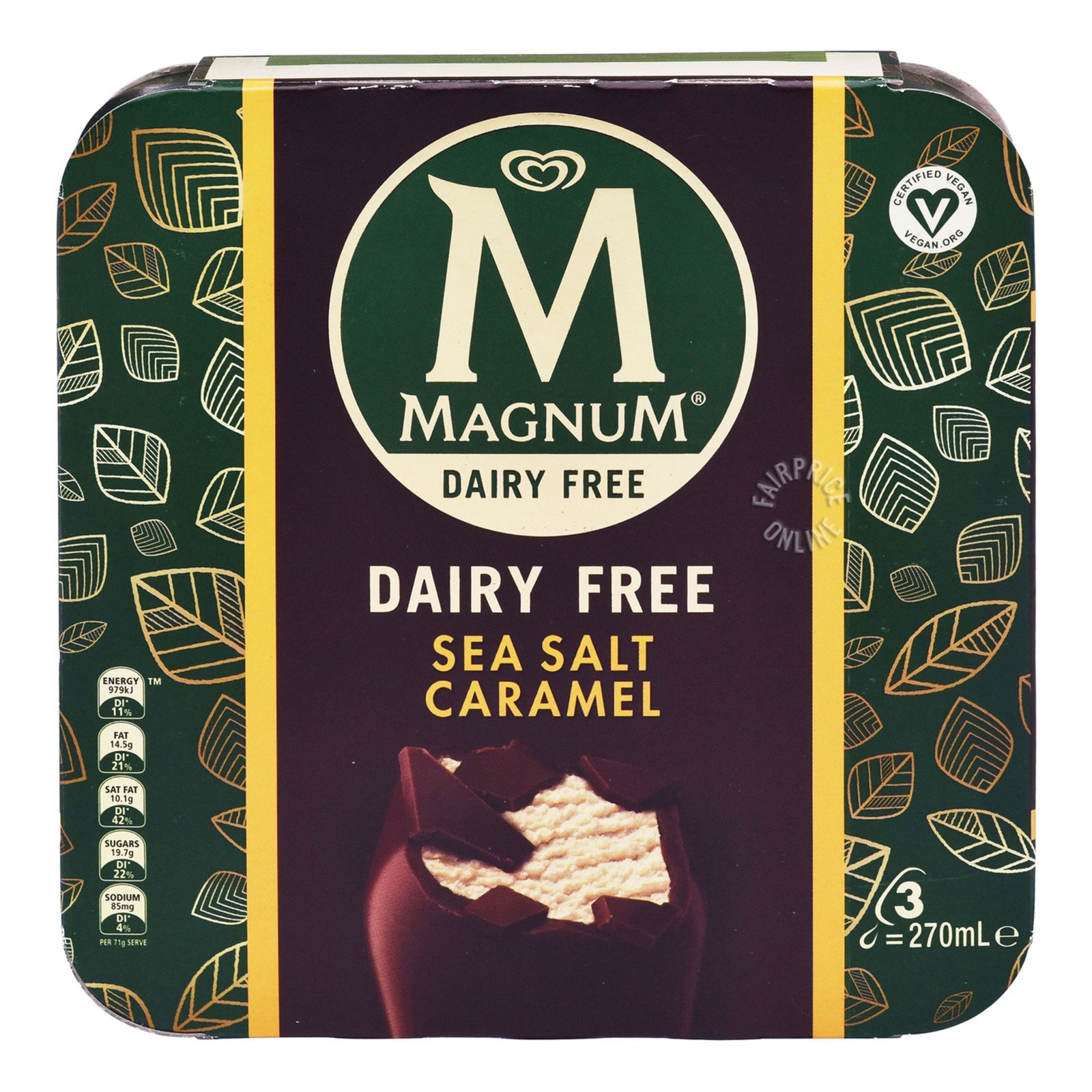 Magnum Dairy Free Ice Cream Sea Salt Caramel NTUC FairPrice