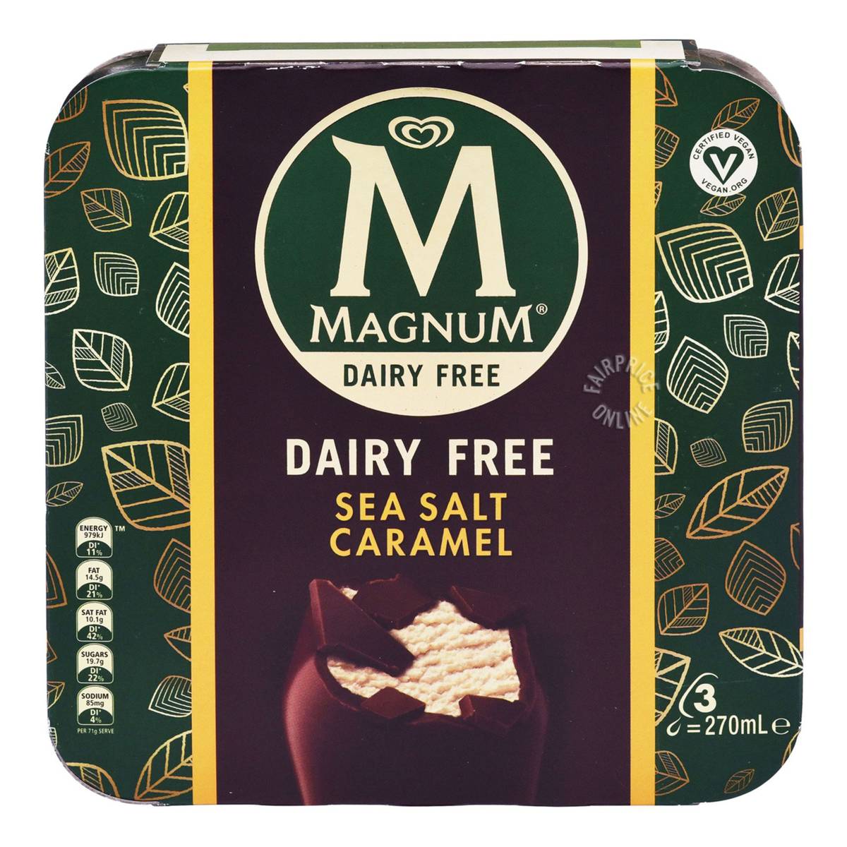 Magnum Dairy Free Ice Cream Sea Salt Caramel NTUC FairPrice