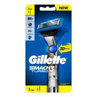 Gillette Razor with Refill - Mach3 (Turbo)