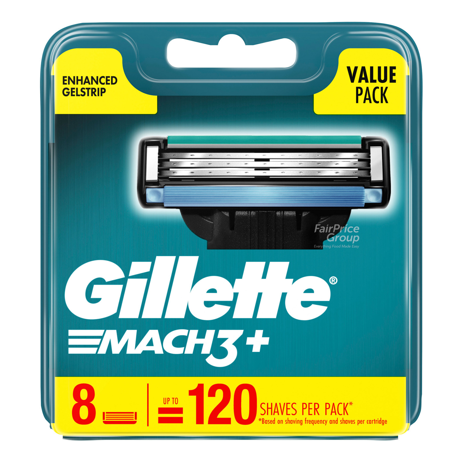 Gillette Razor Cartridge Refill - Mach3+ | NTUC FairPrice