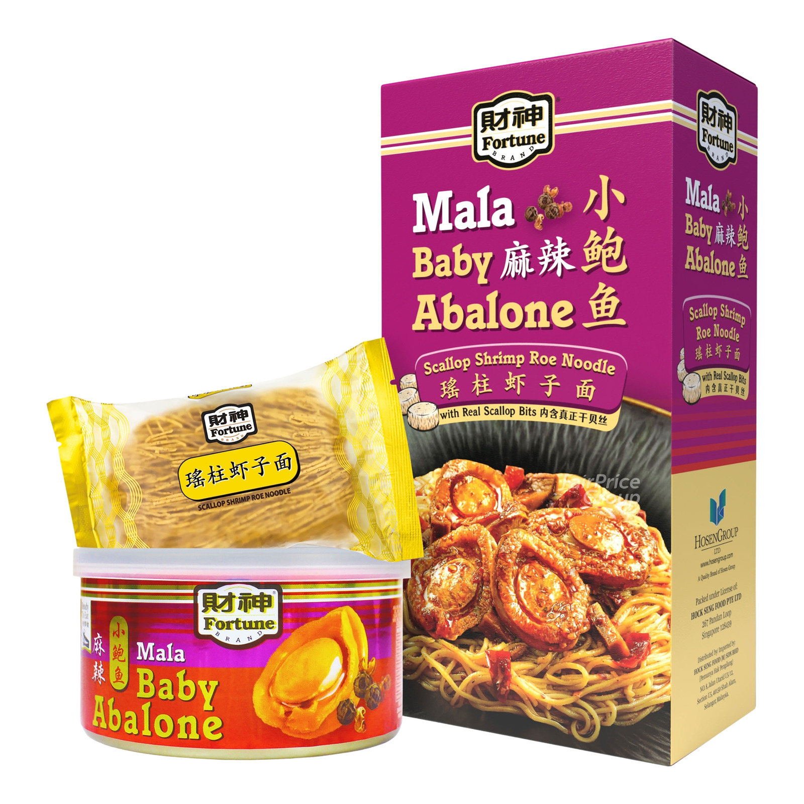 Fortune Baby Abalone Noodle Mala NTUC FairPrice