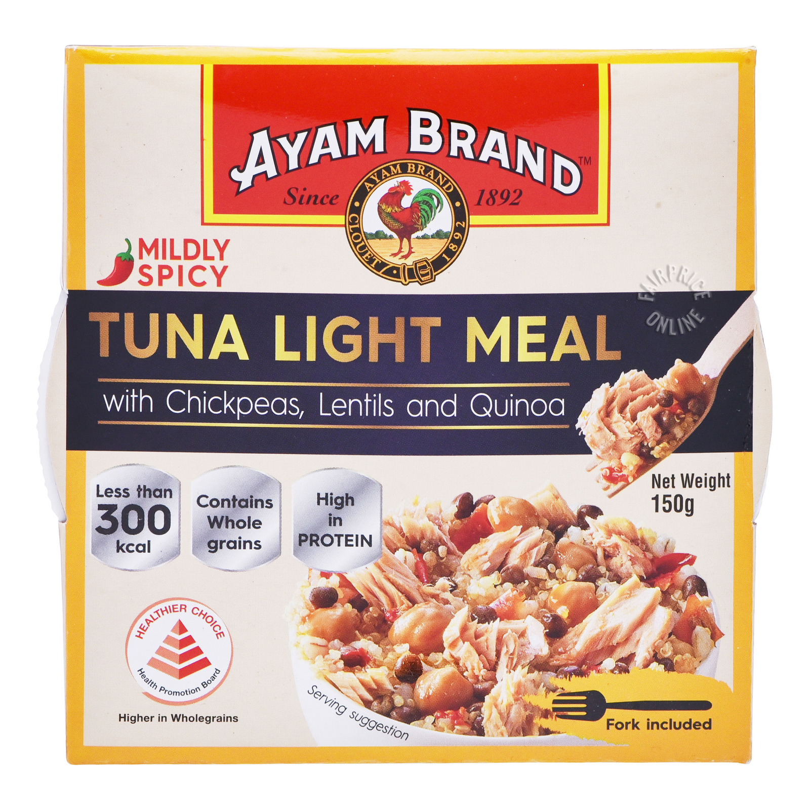 Ayam Brand Tuna Light MealChickpeasLentils&Quinoa(MildlySpicy) NTUC