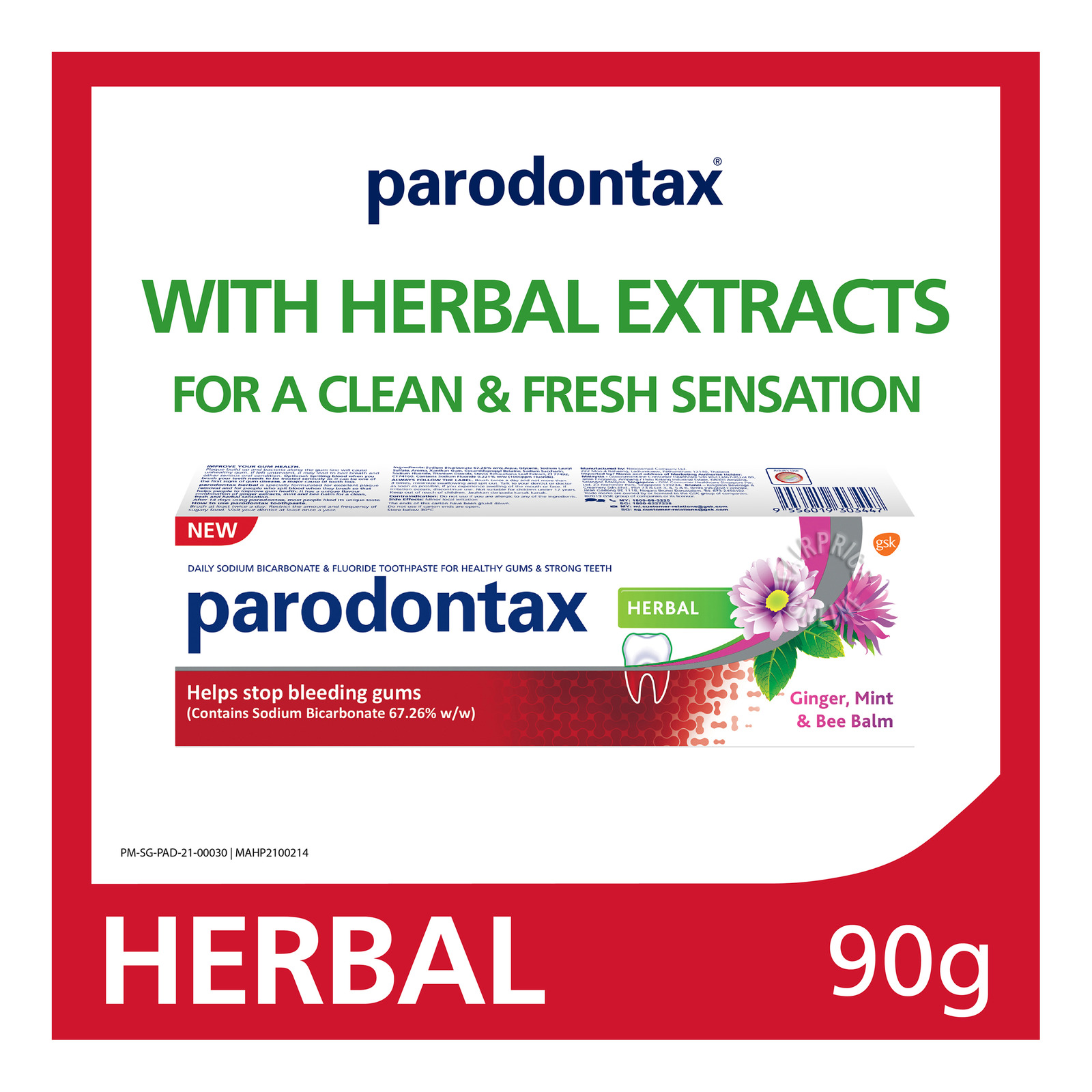 Parodontax Toothpaste Herbal NTUC FairPrice
