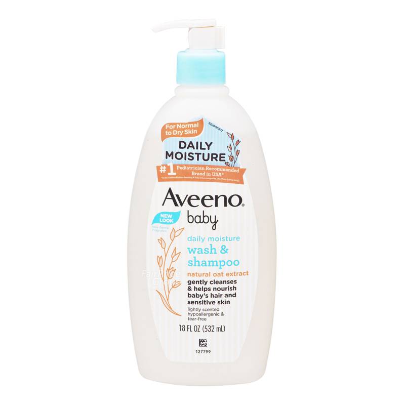 Aveeno Baby Wash & Shampoo Daily Moisture NTUC FairPrice