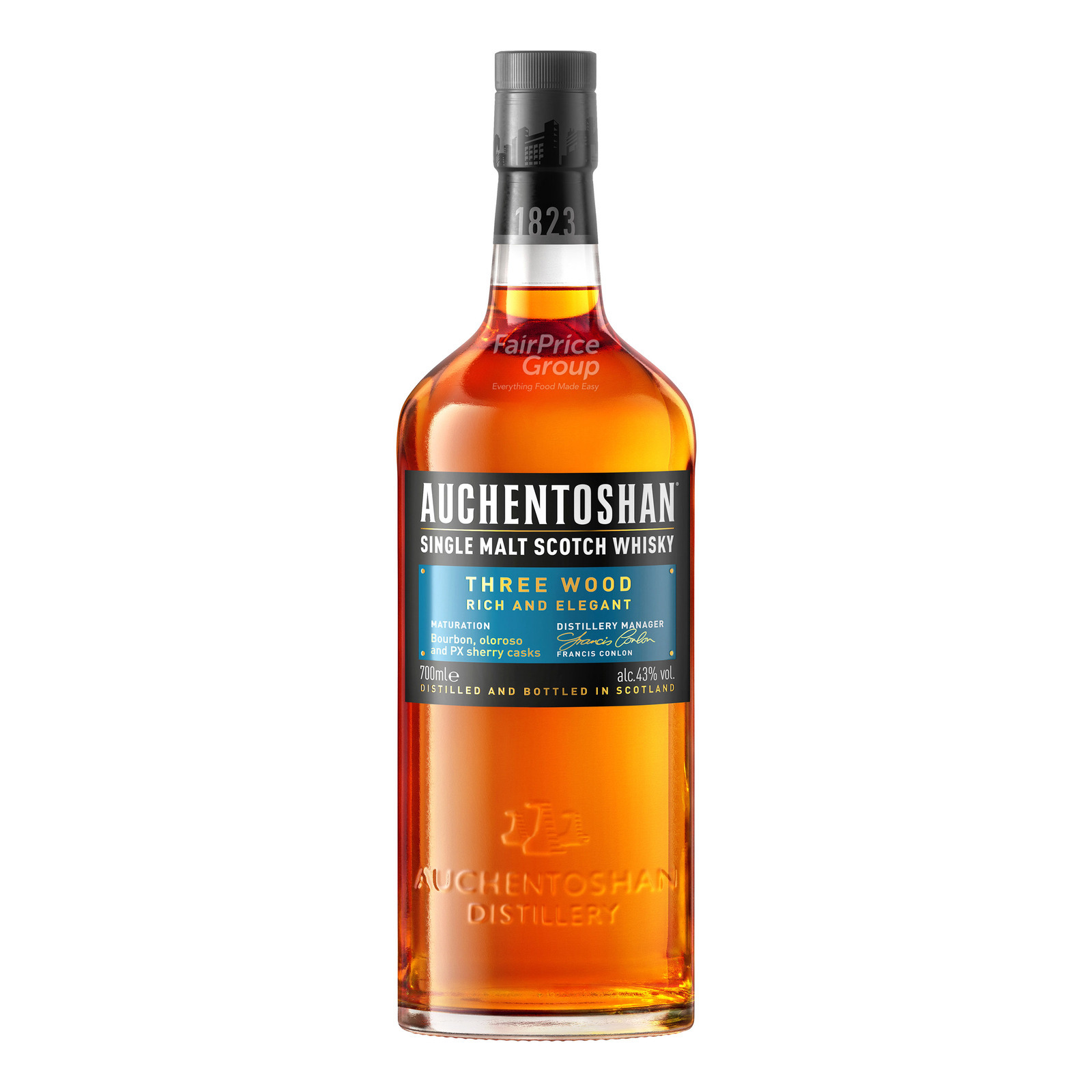 Auchentoshan Single Malt Scotch Whisky - Three Wood | NTUC FairPrice