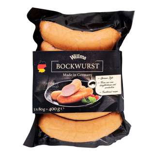 Willms German Sausage - Bockwurst Willms German Sausage - Bockwurst