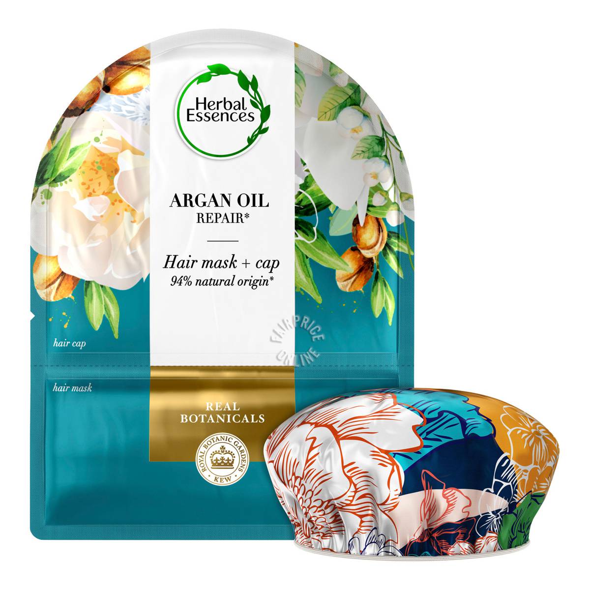 Herbal Essences Real Botanics Hair Mask + Cap Repair NTUC FairPrice