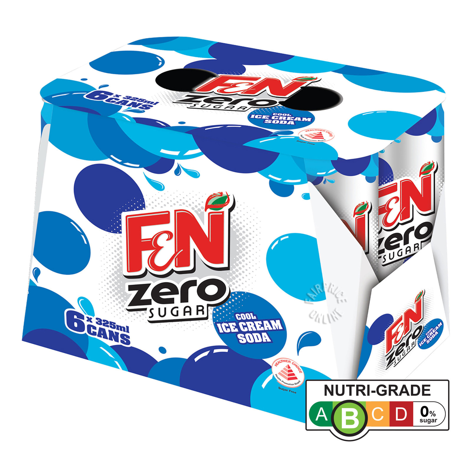 F&N Can Drink Cool Ice Cream Soda (Zero Sugar) NTUC FairPrice