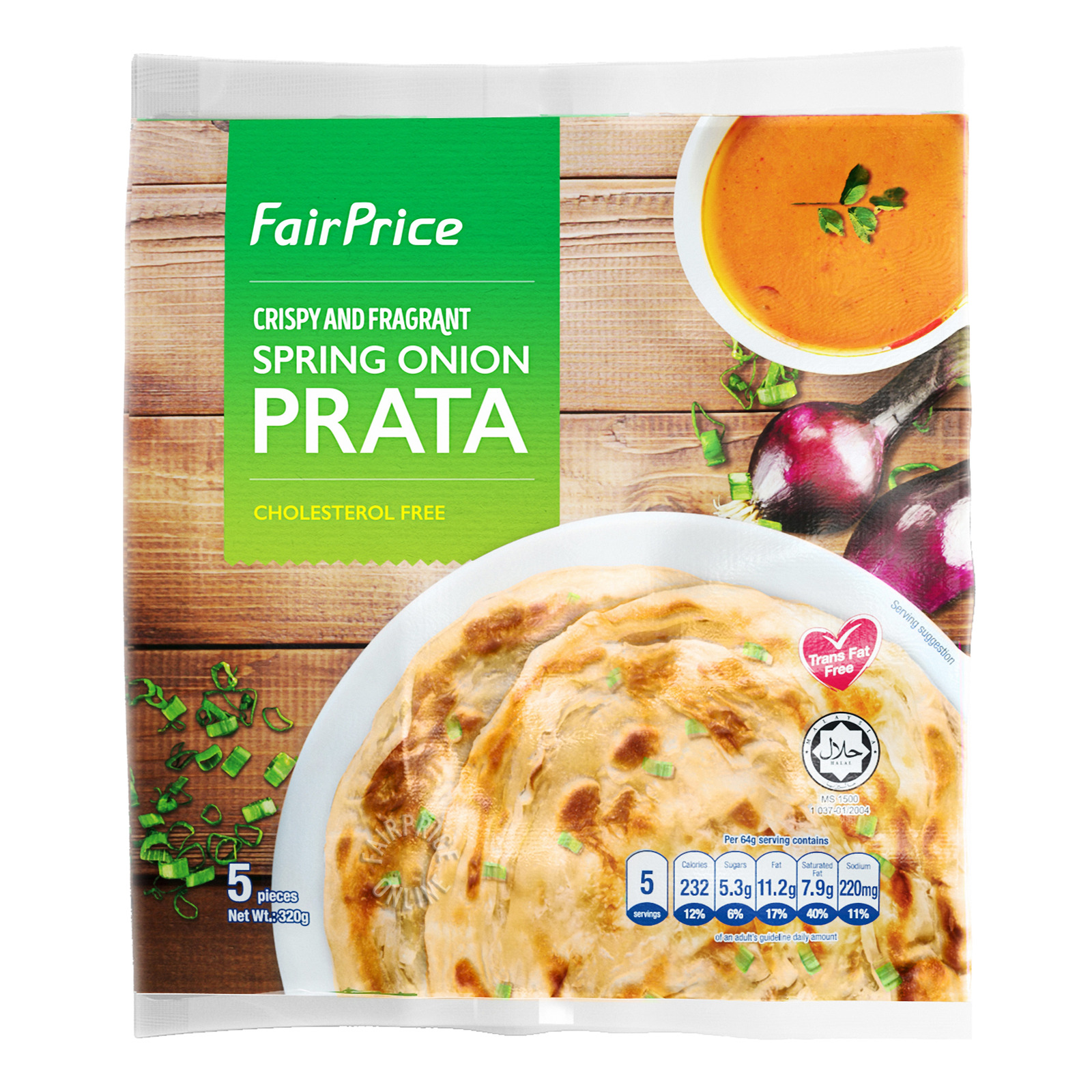 Fairprice Spring Onion Prata NTUC FairPrice
