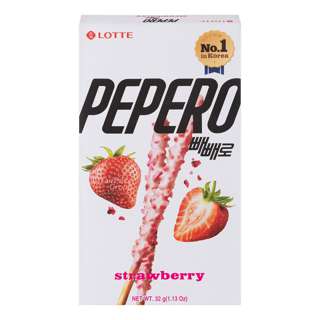 Lotte Pepero Stick Biscuits - Strawberry