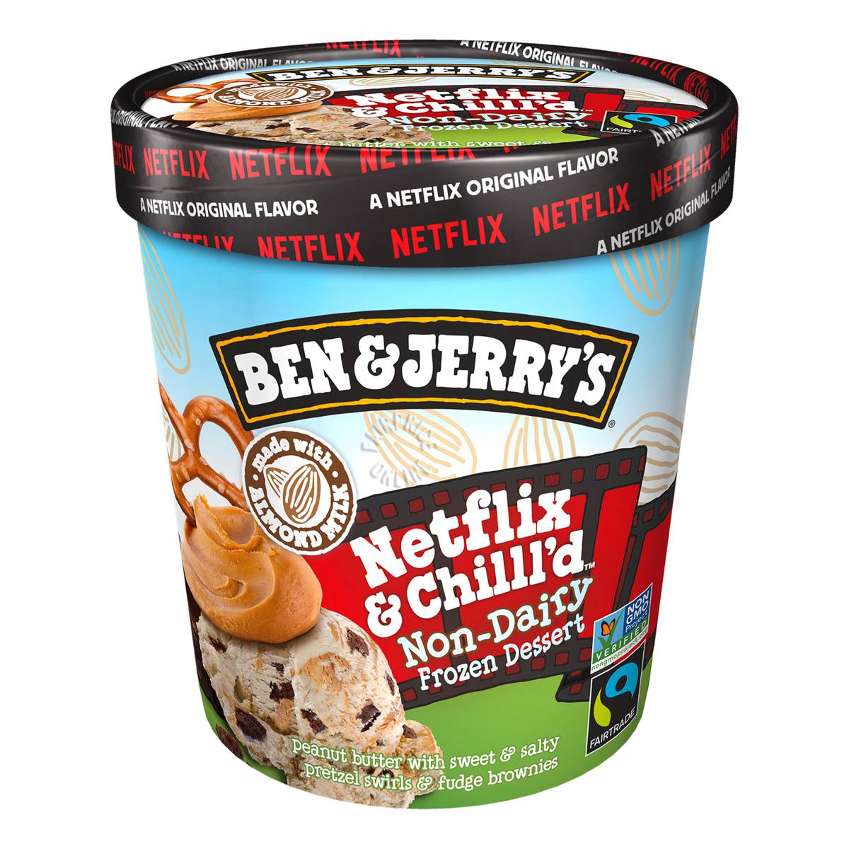 Glace Ben Et Jerry s Netflix Ben & Jerry's Non-Dairy Ice Cream - Netflix & Chill's | NTUC FairPrice