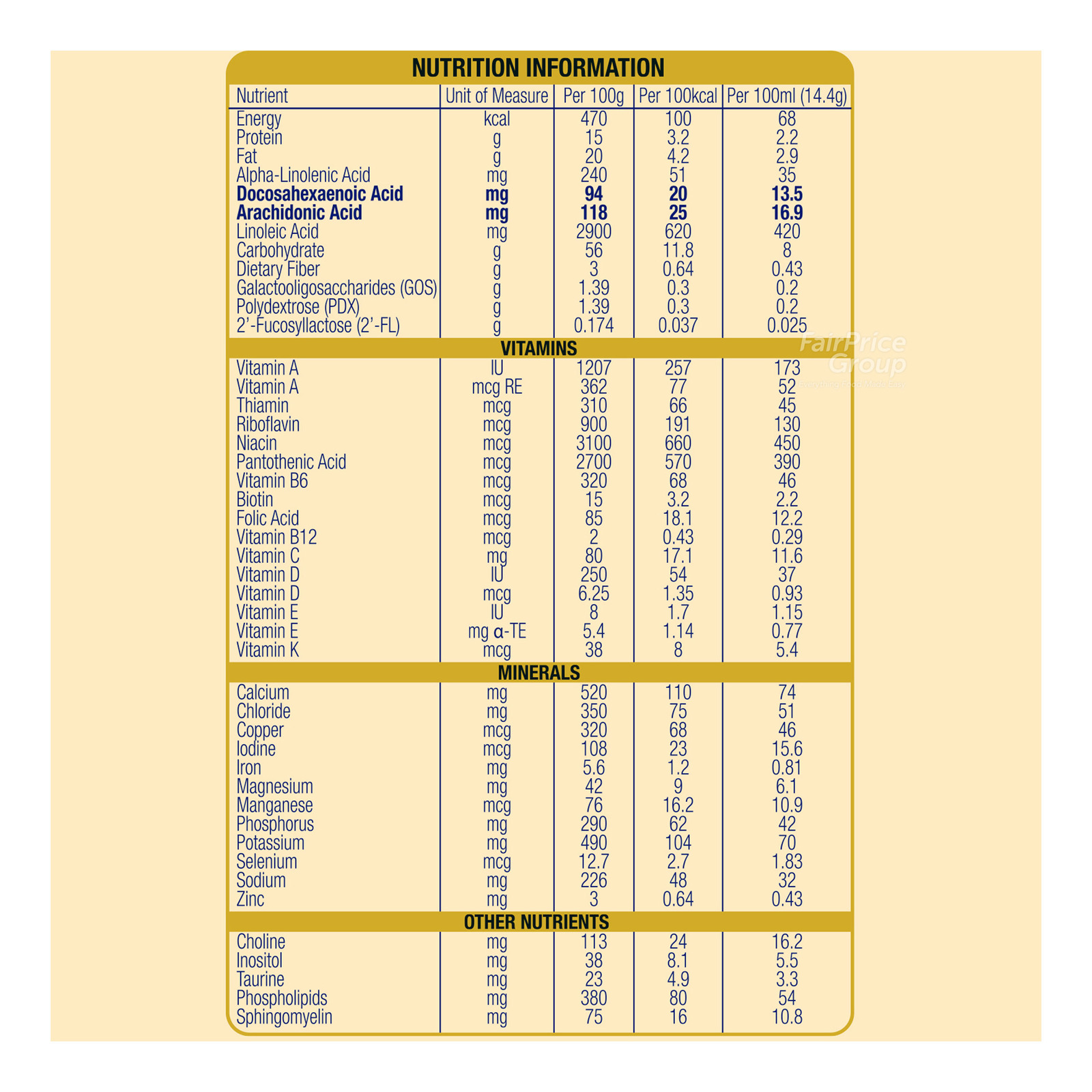 Enfamil Pro A+ Follow On Infant Milk Formula Stage NTUC