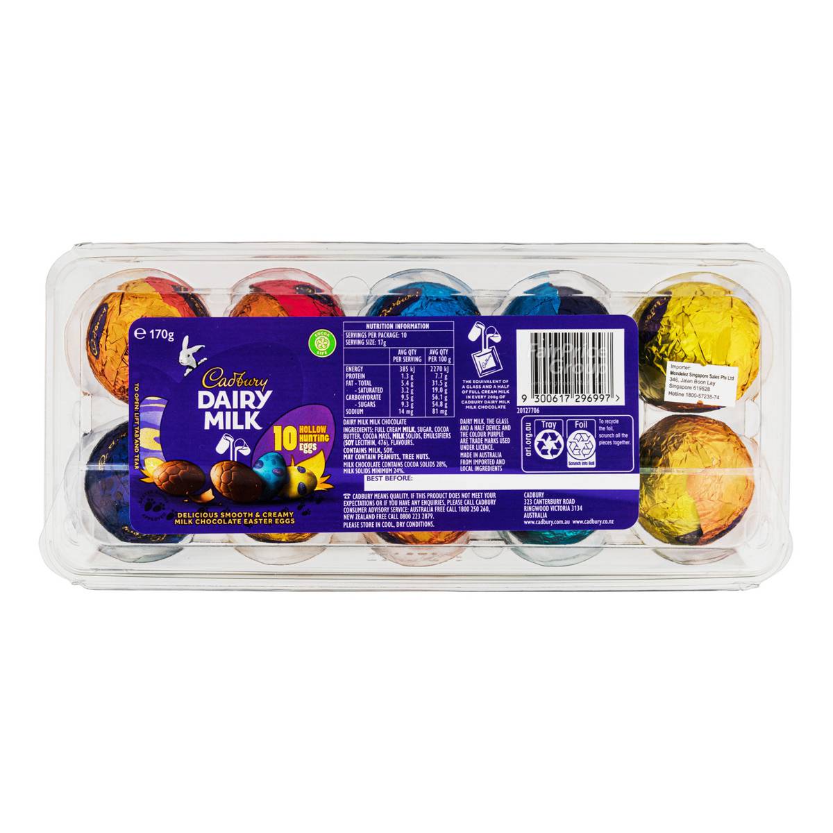 Cadbury Dairy Milk Hollow Hunting Eggs NTUC FairPrice