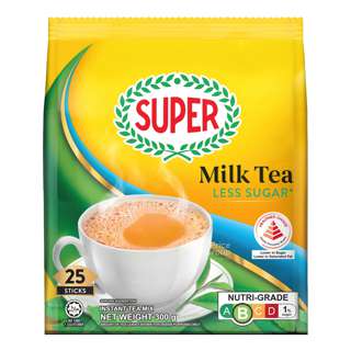 Super 3 in 1 Instant Milk Tea - Less Sugar Super 3 in 1 Instant Milk Tea - Less Sugar