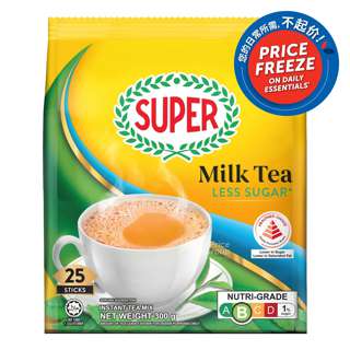 Super 3 in 1 Instant Milk Tea - Less Sugar Super 3 in 1 Instant Milk Tea - Less Sugar