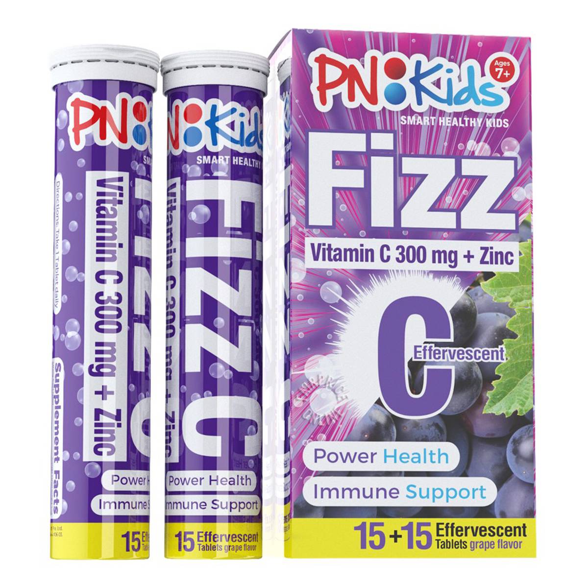 PN Kids Fizz Effervescent Tablets Grape NTUC FairPrice
