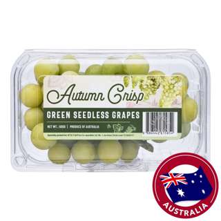 Autumn Crisp Australia Green Seedless Grapes