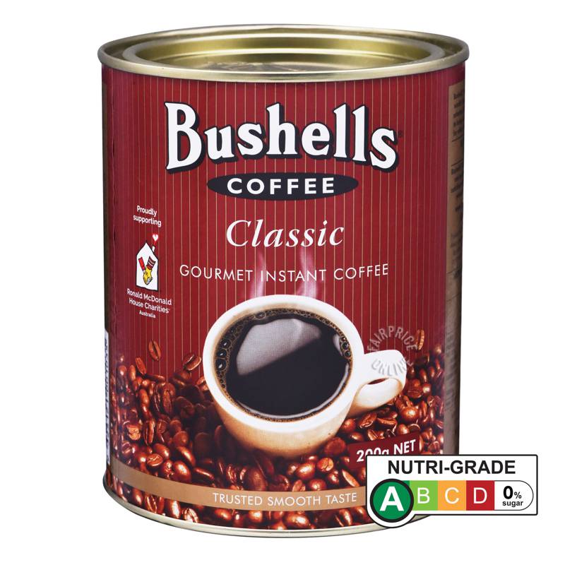 Bushells Gourment Instant Coffee Classic NTUC FairPrice
