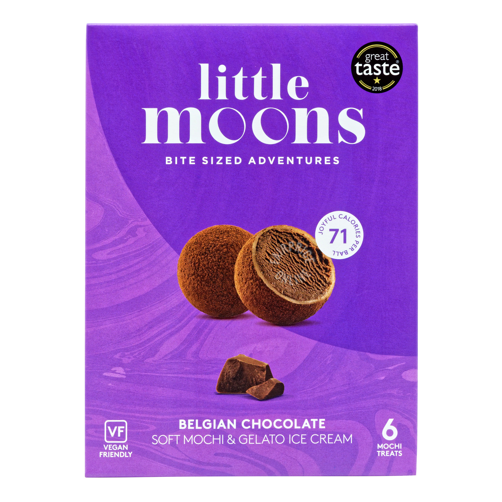Little Moon Soft Mochi & Ice Cream - Belgian Chocolate | NTUC Little Moon Soft Mochi & Ice Cream - Belgian Chocolate | NTUC
