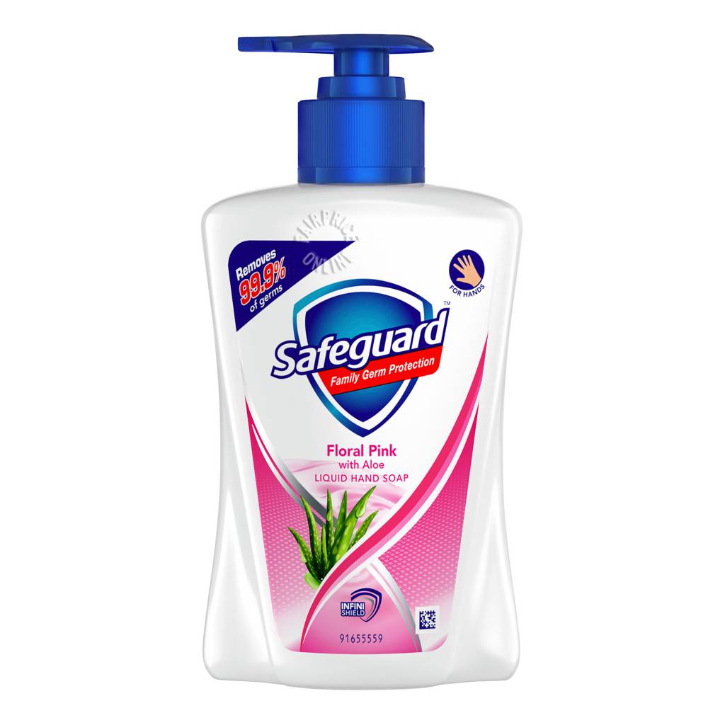 Safeguard Liquid Hand Soap Floral Pink with Aloe NTUC FairPrice