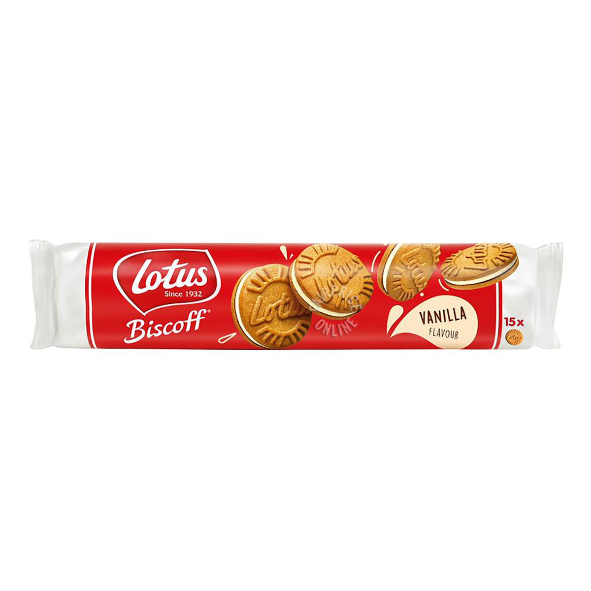 Lotus Biscoff Biscuit Vanilla Cream NTUC FairPrice
