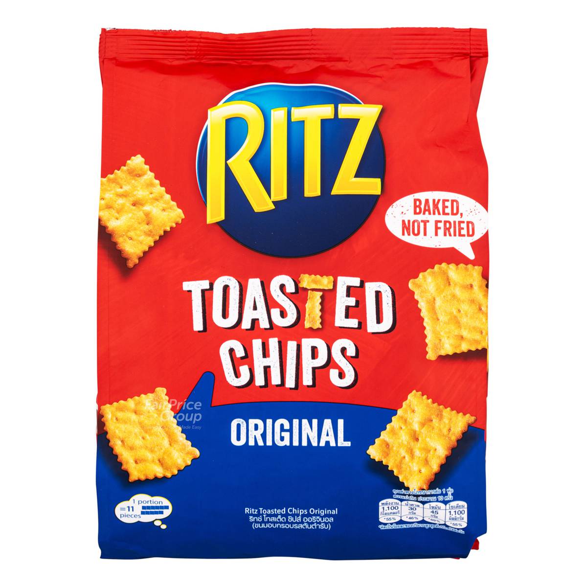 Ritz Toasted Chips Original NTUC FairPrice