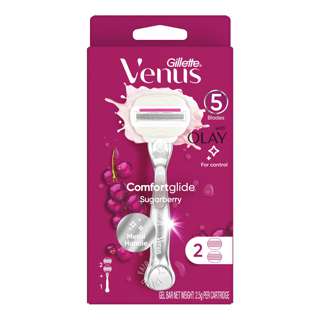 Gillette Venus Comfortglide Razor with Refill - Sugarberry Gillette Venus Comfortglide Razor with Refill - Sugarberry