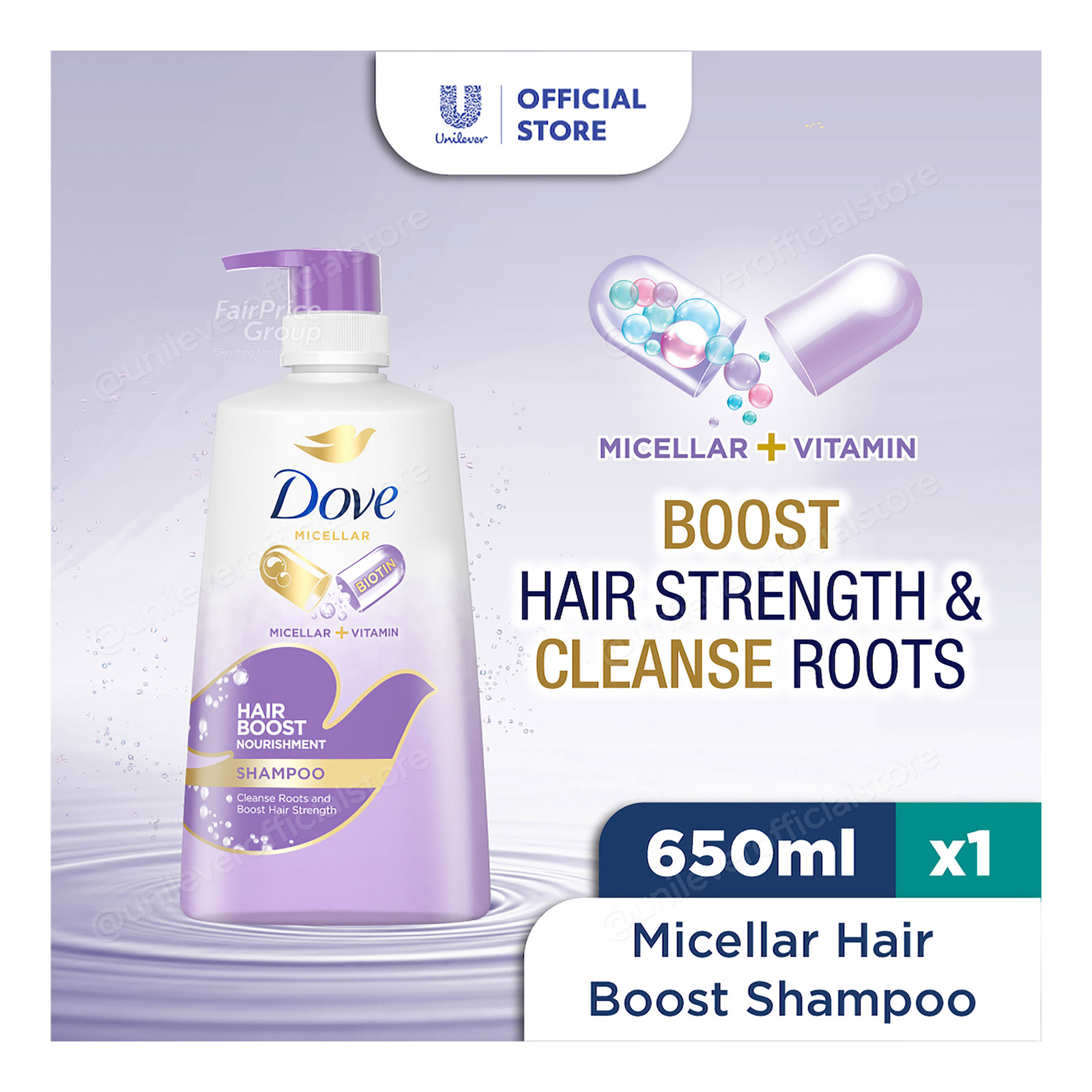 Dove Hair Boost Nourishment Shampoo - Anti-Hairfall