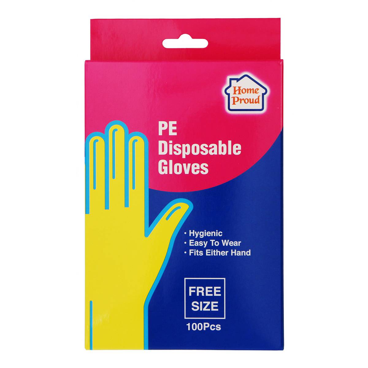 HomeProud PE Disposable Gloves Free Size NTUC FairPrice