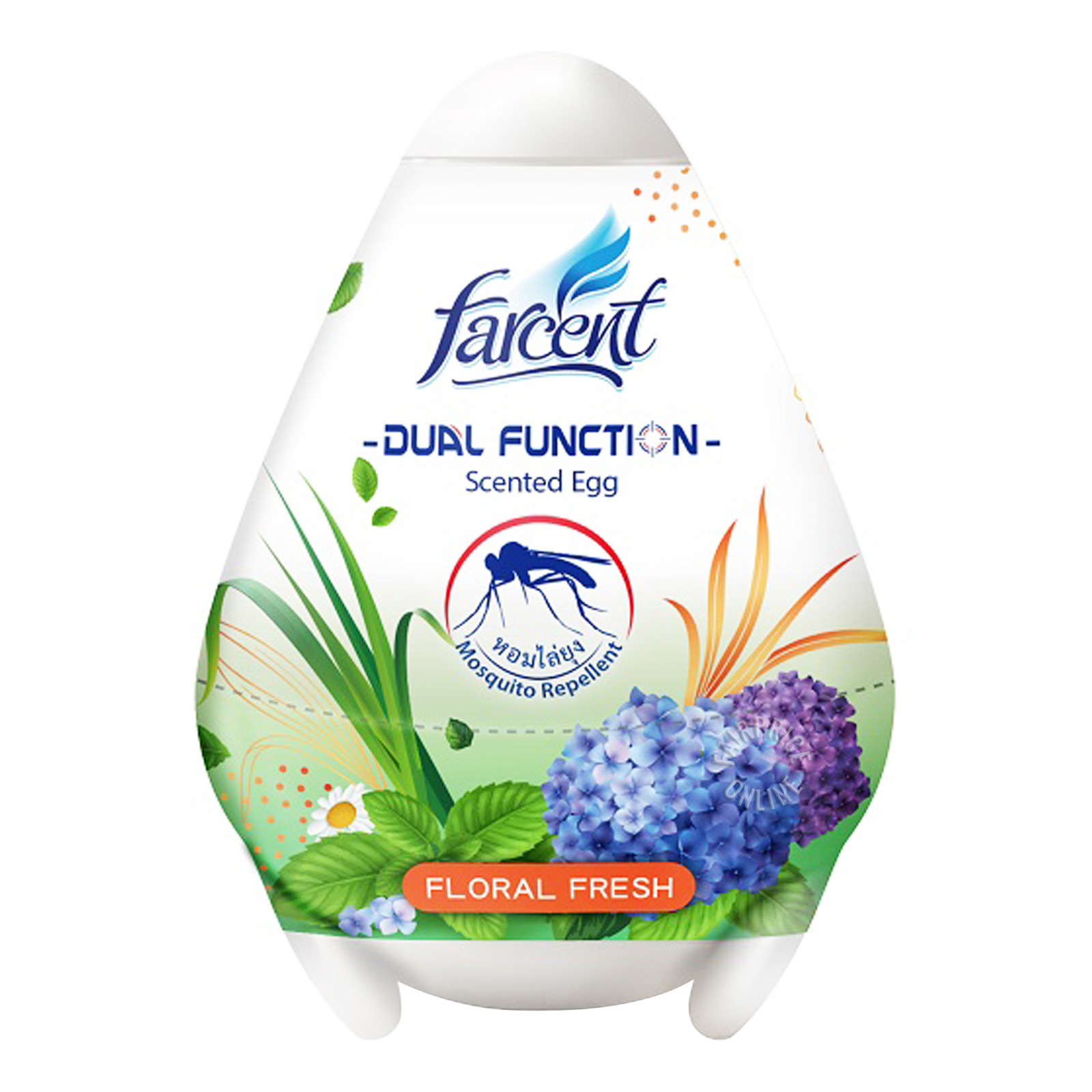Farcent Dual Function Scented Egg Mosquito RepellentFloralFresh NTUC