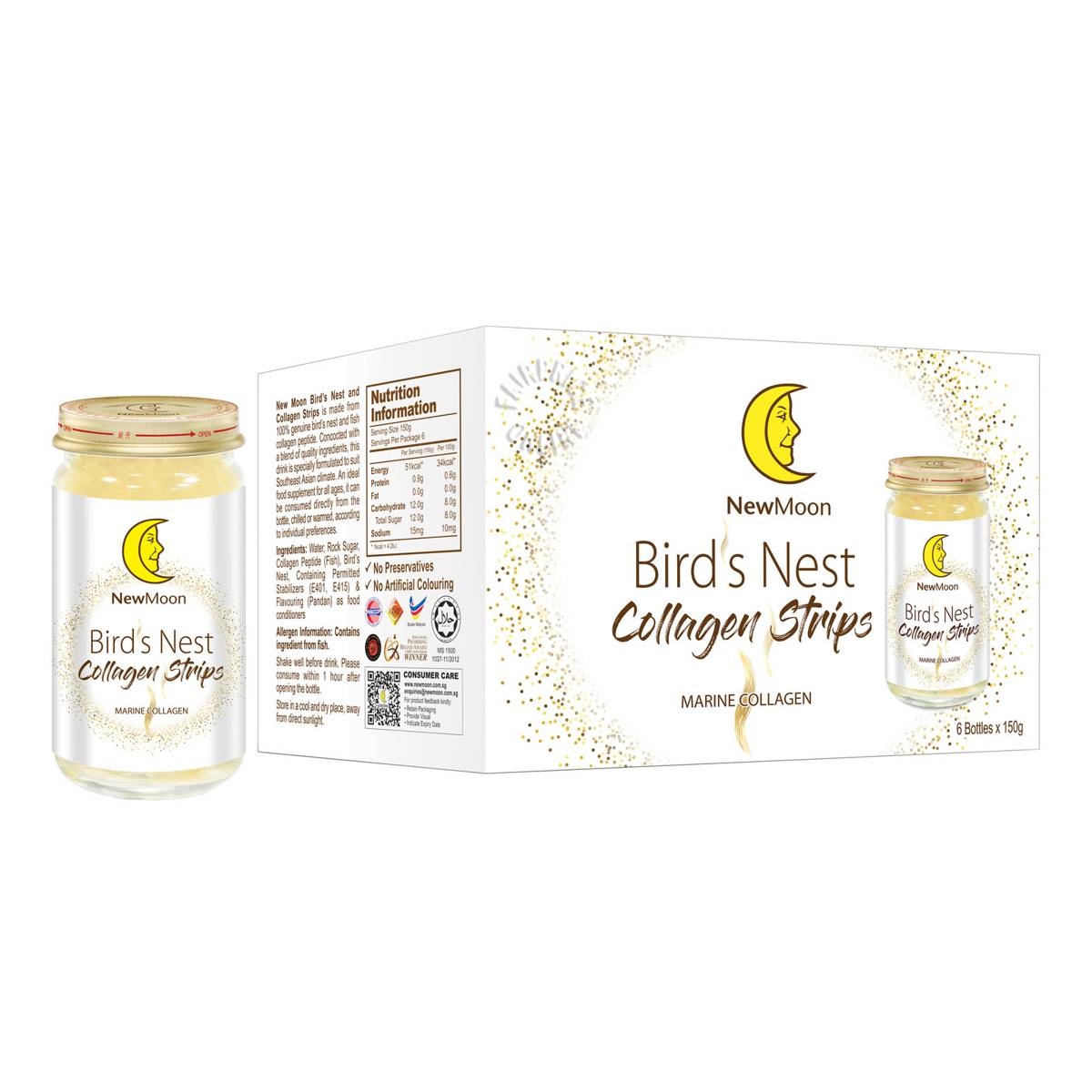 New Moon Bird's Nest Collagen Strips NTUC FairPrice