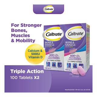 Caltrate Minerals Calcium Supplement - Bone & Muscle