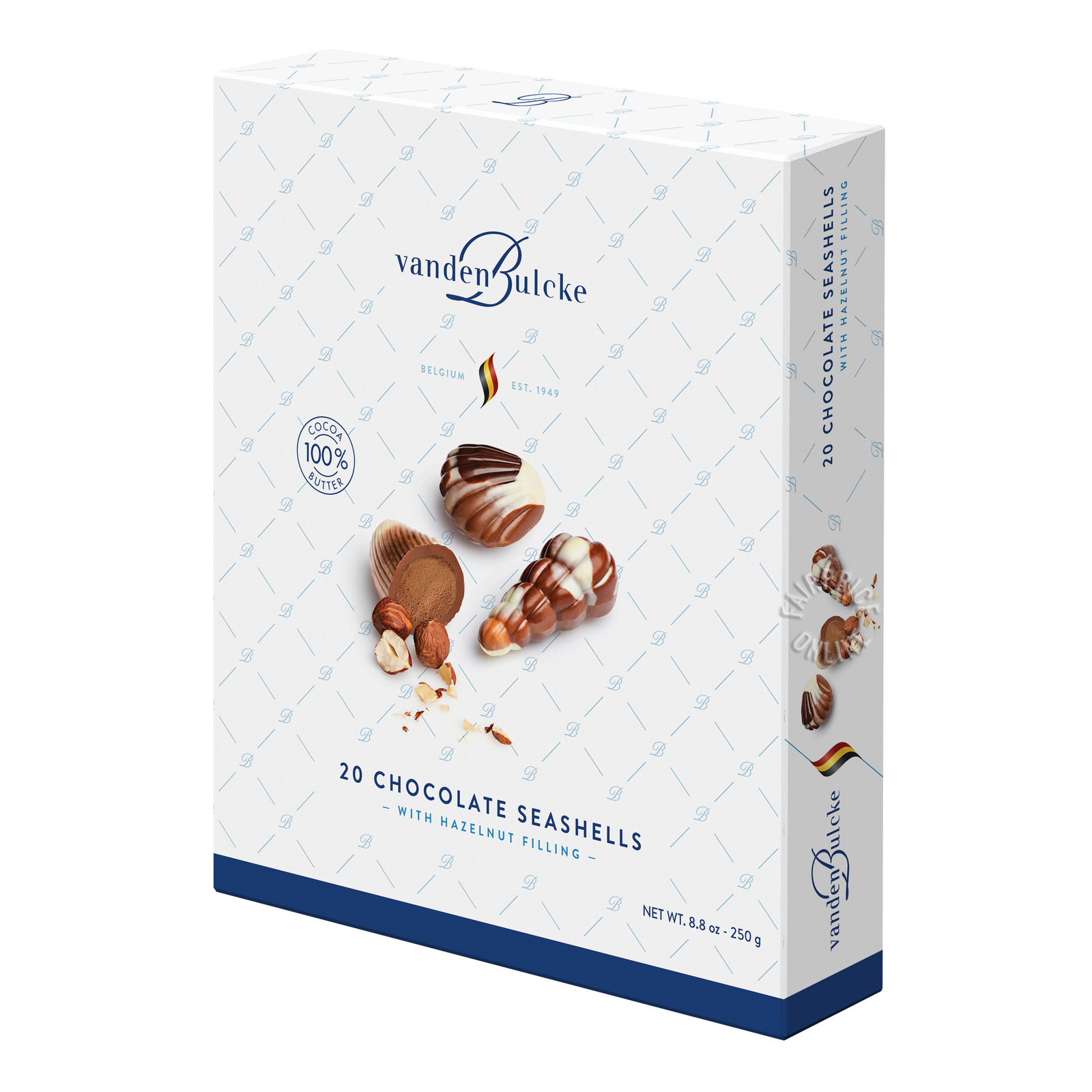 Vanden Bulcke Chocolate Seashells - Hazelnut | NTUC FairPrice
